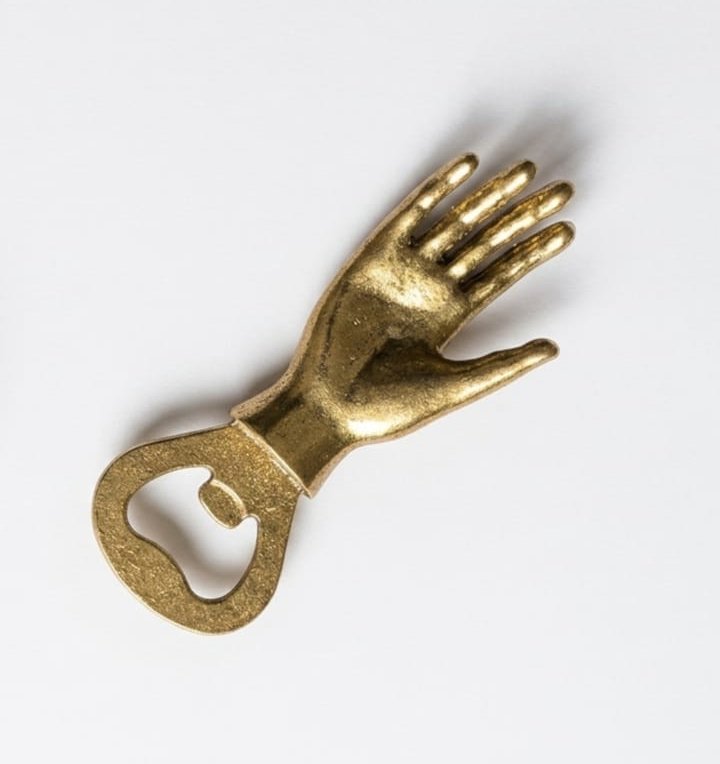 Hand Shape Brass Bottle Opener